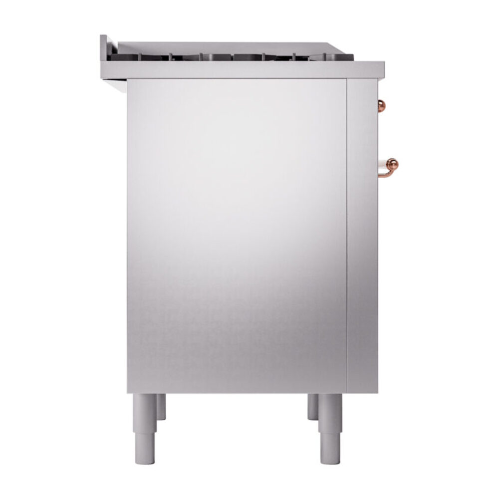 ILVE UP36FNMPSSPLP Nostalgie II 36" Dual Fuel Range, left side view