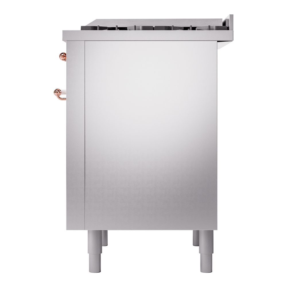 ILVE UP36FNMPSSPLP Nostalgie II 36" Dual Fuel Range, right side view
