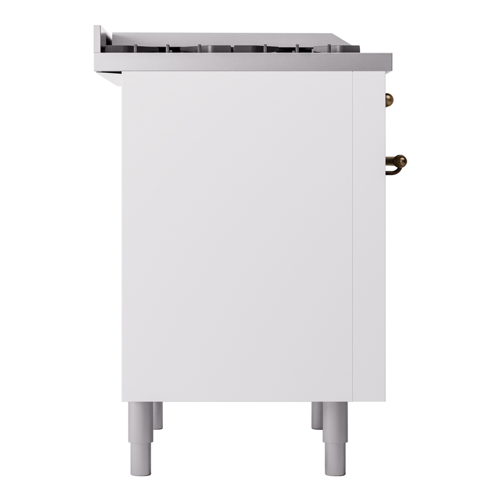 ILVE Nostalgie II 36" UP36FNMPWHBLP Dual Fuel Range left side