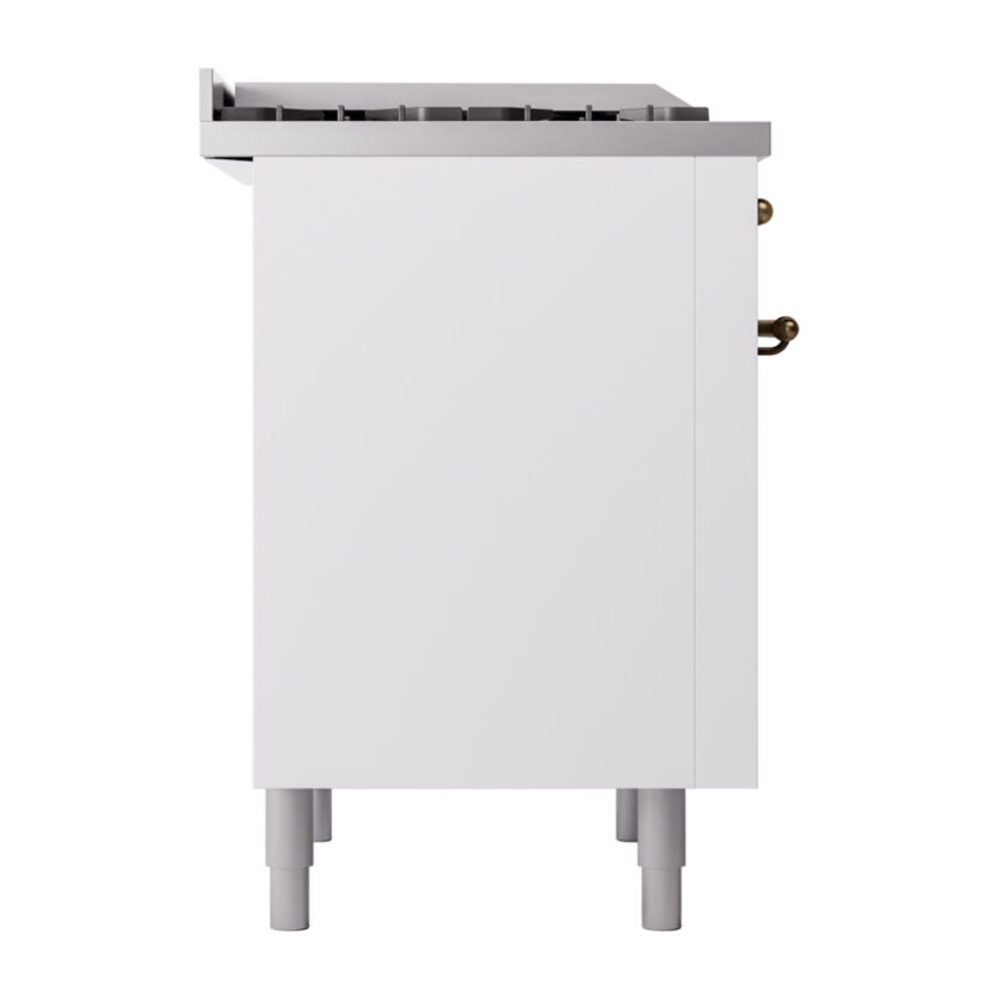 ILVE Nostalgie II 36" UP36FNMPWHB Dual Fuel Range left side