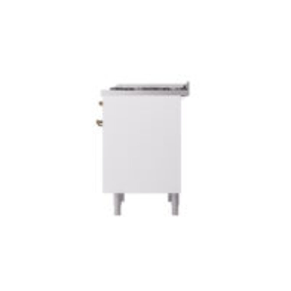 ILVE Nostalgie II 36" UP36FNMPWHB Dual Fuel Range right side