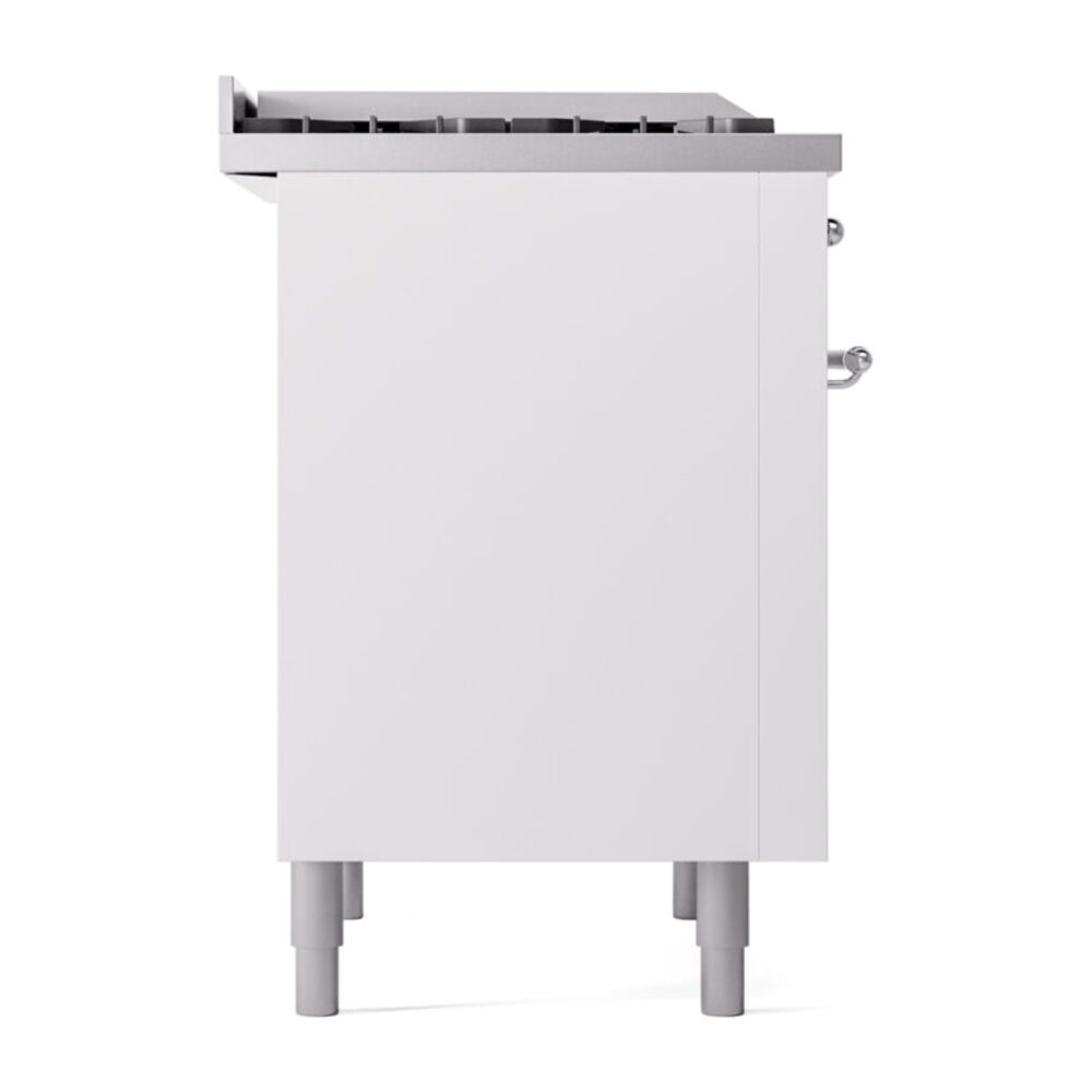 ILVE Nostalgie II 36" UP36FNMPWHCLP Dual Fuel Range left side