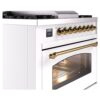 ILVE Nostalgie II 36" UP36FNMPWHGLP Dual Fuel Range details