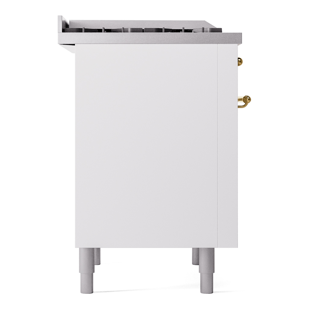 ILVE Nostalgie II 36" UP36FNMPWHG Dual Fuel Range left side