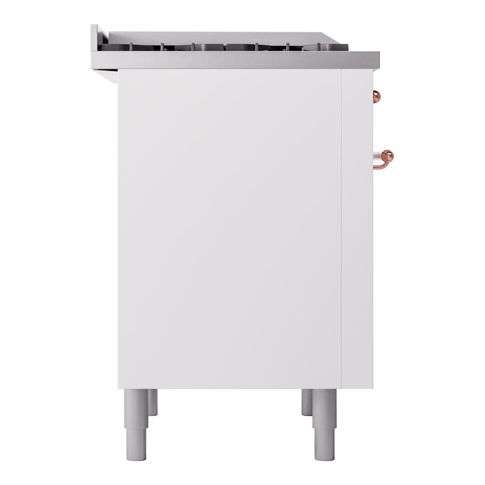 ILVE Nostalgie II 36" UP36FNMPWHPLP Dual Fuel Range left side