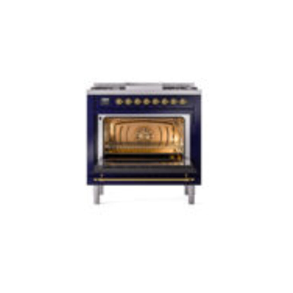 ILVE_UP36FQNMPMBG_Nostalgie_II_oven_door_opened