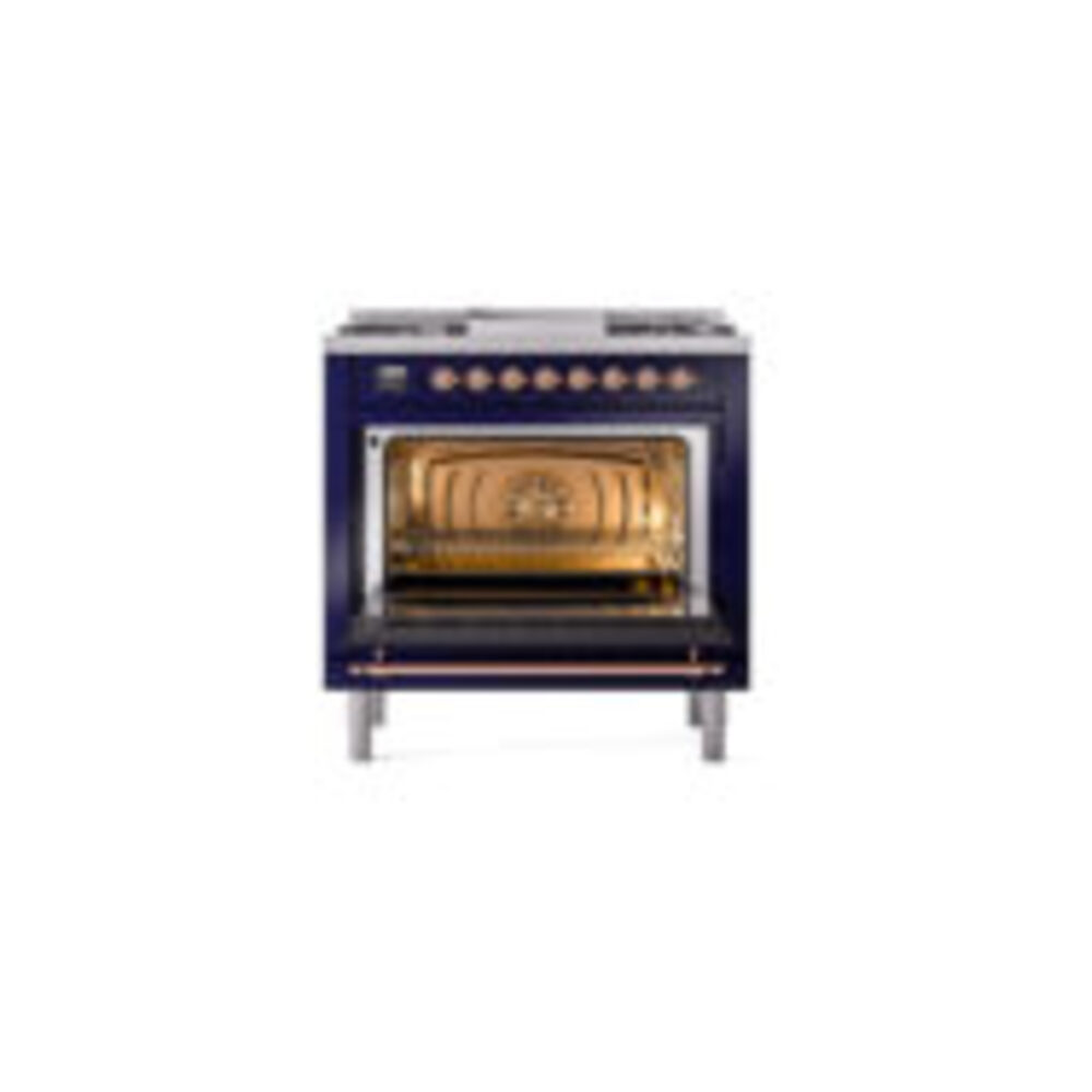 ILVE_UP36FQNMPMBPLP_Nostalgie_II_oven_door_opened