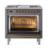 ILVE_UP36FQNMPMGG_Nostalgie_II_oven_door_opened