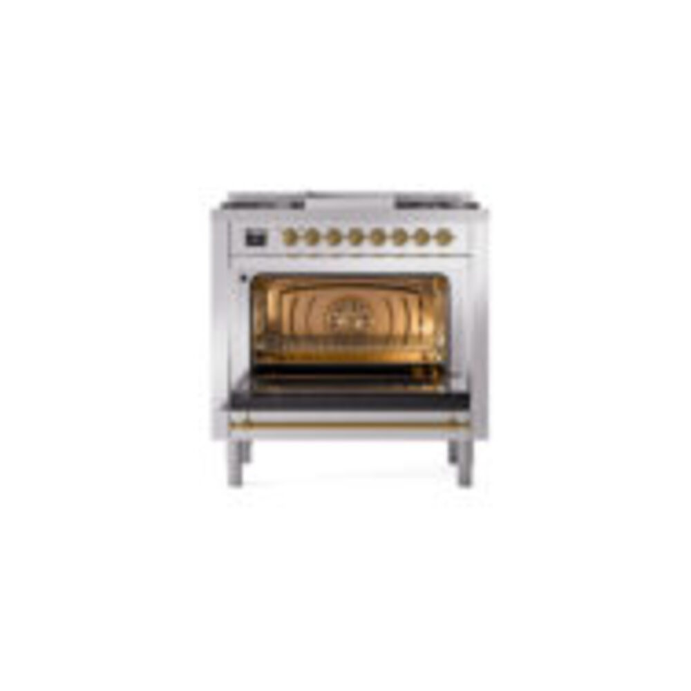 ILVE_UP36FQNMPSSGLP_Nostalgie_II_oven_door_opened