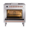 ILVE_UP36FQNMPSSPLP_Nostalgie_II_oven_door_opened