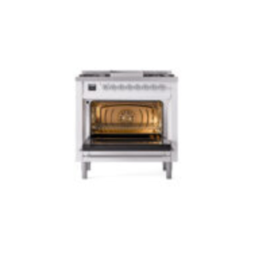 ILVE_UP36FQNMPWHC_Nostalgie_II_oven_door_opened