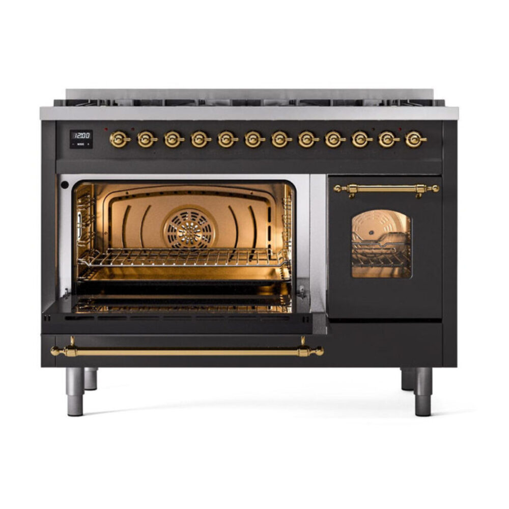 UP488NMPMGG main oven doors opened