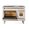 ILVE_UP48FNMPAWGLP_Nostalgie_II_48"_Dual_Fuel_Range_main_oven_door_opened