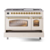 ILVE_UP48FNMPAWGLP_Nostalgie_II_48"_Dual_Fuel_Range_drawer_opened