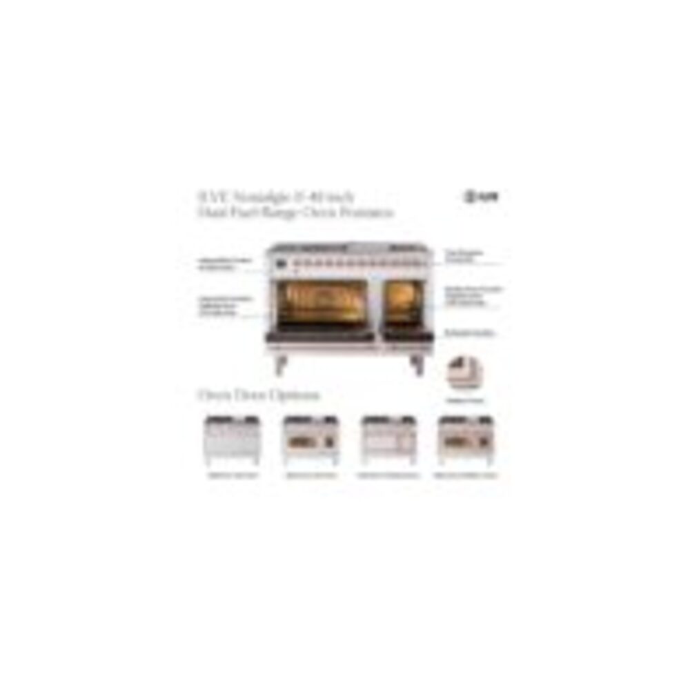 ILVE UP48F Nostalgie II 48 inch Dual Fuel Range