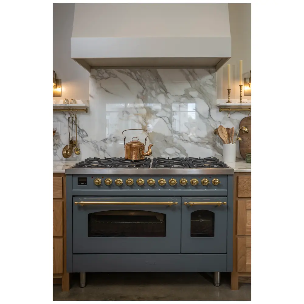 ILVE UP48F Nostalgie II 48 inch Dual Fuel Range