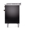ILVE_UP48FNMPBKBLP_Nostalgie_II_48"_Dual_Fuel_Range_right_side