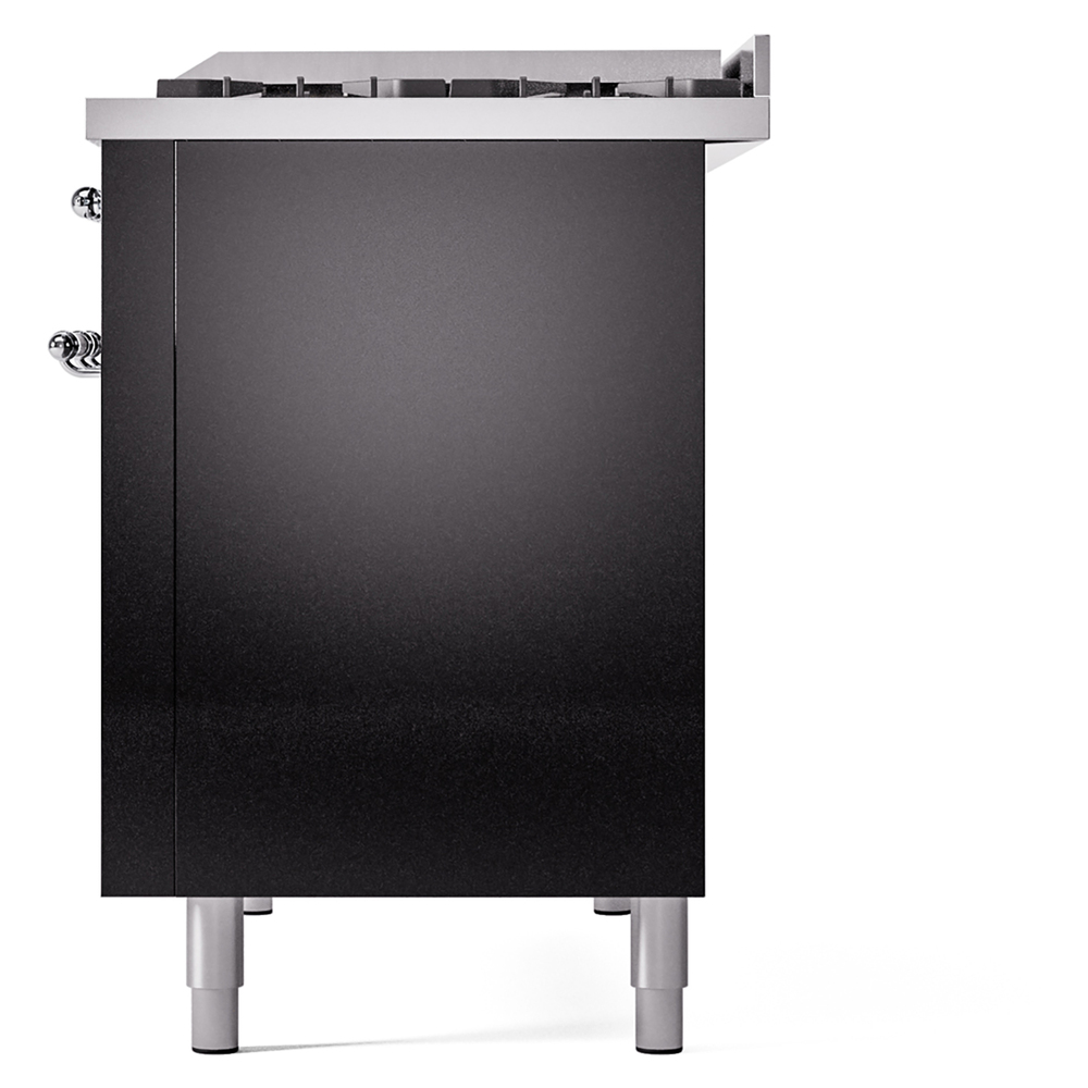 ILVE_UP48FNMPBKCLP_Nostalgie_II_48"_Dual_Fuel_Range_right_side