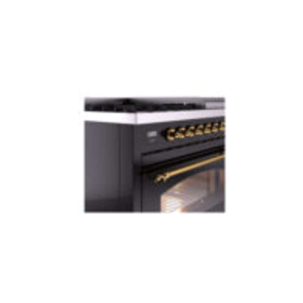 ILVE UP48FNMPBKGLP Nostalgie II 48" Dual Fuel Range, details