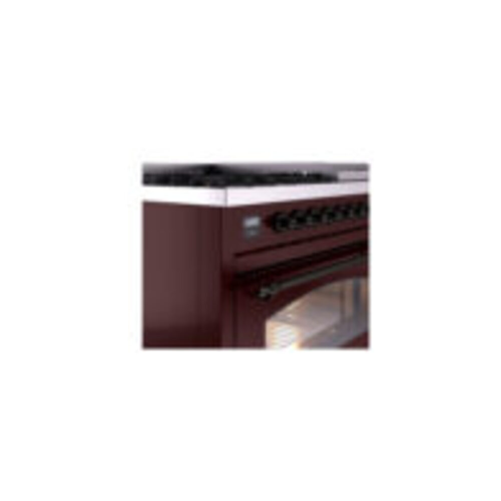 ILVE UP48F Nostalgie II 48 inch Dual Fuel Range with 5.02 cu. ft. Total Double Oven Capacity