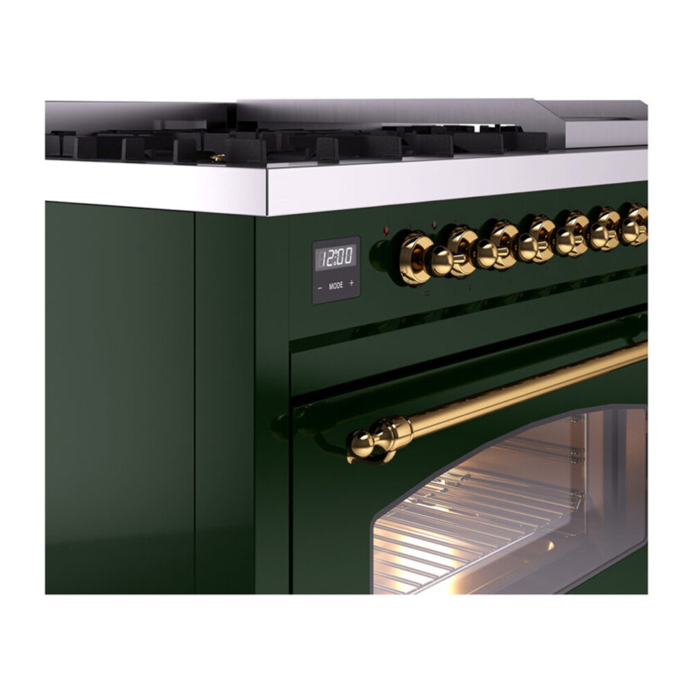 ILVE UP48FNMPEGGLP Nostalgie II 48 inch Dual Fuel Range with 5.02