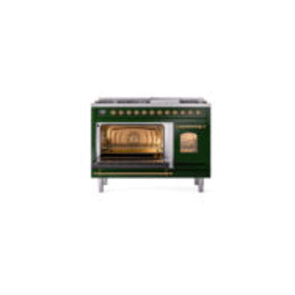 ILVE_UP48FNMPEGG_Nostalgie_II_48"_Dual_Fuel_Range_main_oven_door_opened