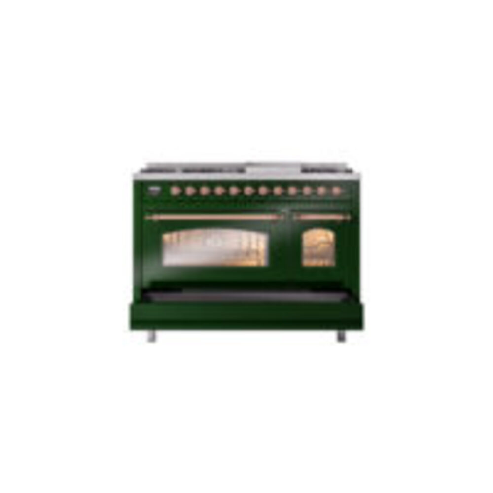 ILVE_UP48FNMPEGPLP_Nostalgie_II_48"_Dual_Fuel_Range_drawer_opened