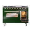 ILVE_UP48FNMPEGP_Nostalgie_II_48"_Dual_Fuel_Range_side_oven_door_opened