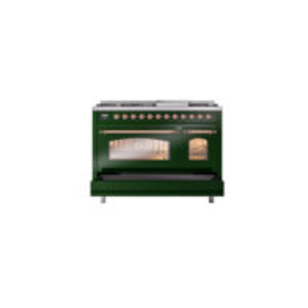 ILVE_UP48FNMPEGP_Nostalgie_II_48"_Dual_Fuel_Range_drawer_opened