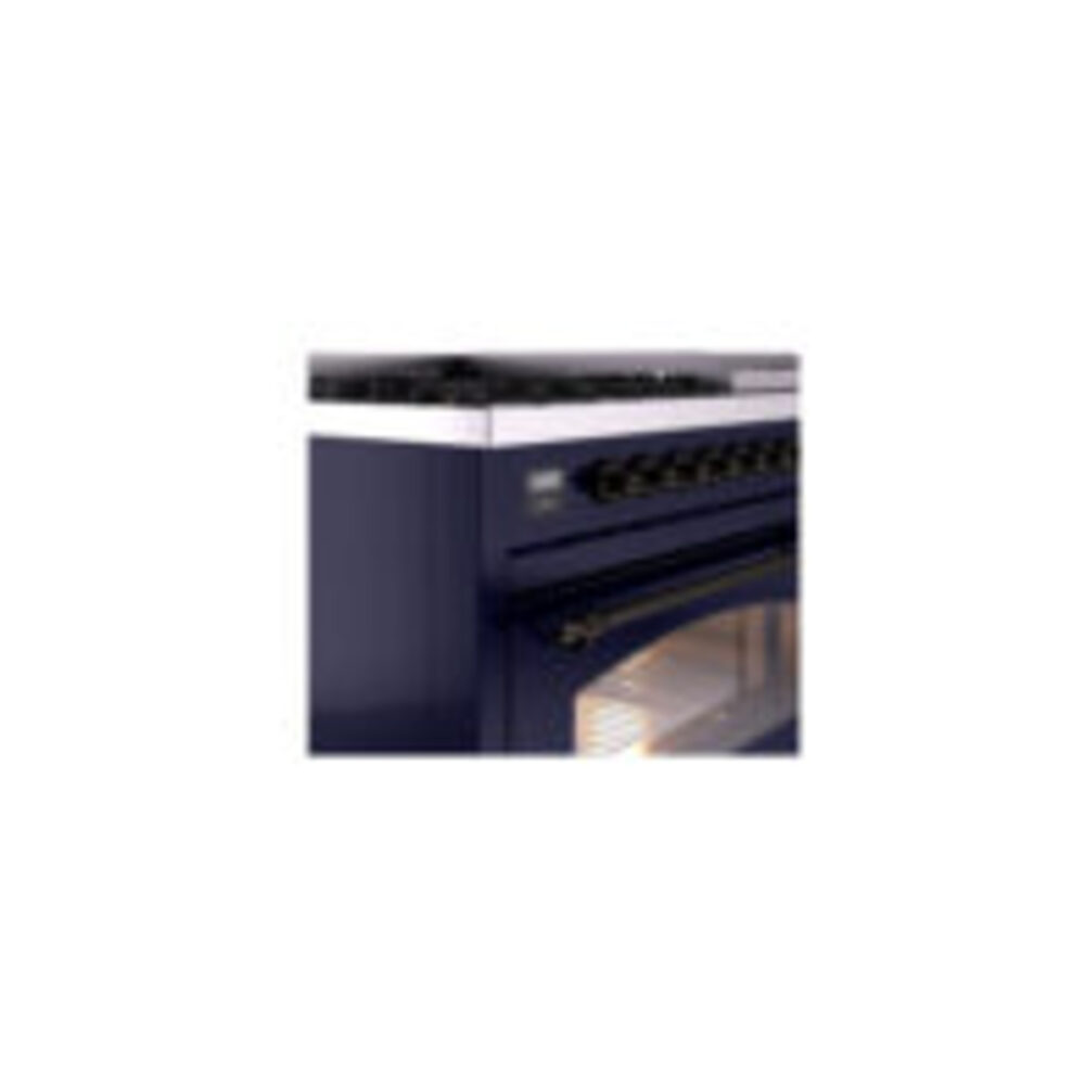 ILVE UP48F Nostalgie II 48 inch Dual Fuel Range with 5.02 cu. ft. Total Double Oven Capacity