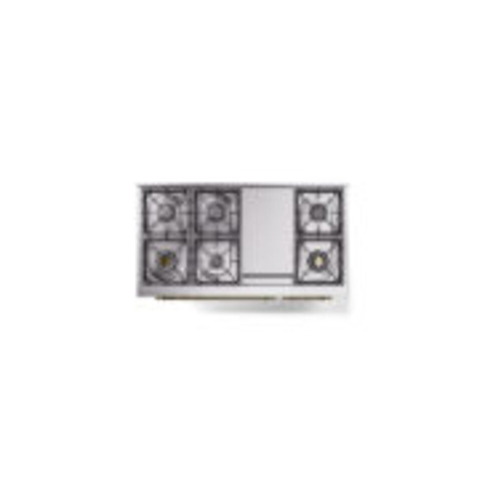 ILVE_UP48FNMPMGG_Nostalgie_II_48"_Dual_Fuel_Range_top_view