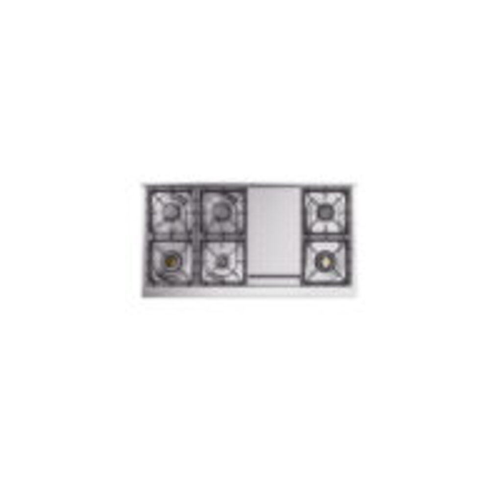 ILVE UP48F Nostalgie II 48 inch Dual Fuel Range with 5.02 cu. ft. Total Double Oven Capacity