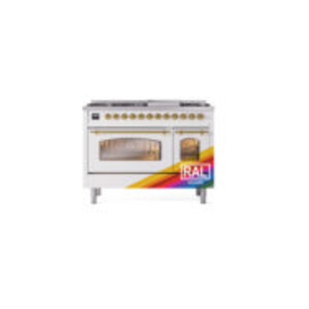ILVE_UP48FNMPRAGLP_Nostalgie_II_48"_Dual_Fuel_Range_front_view