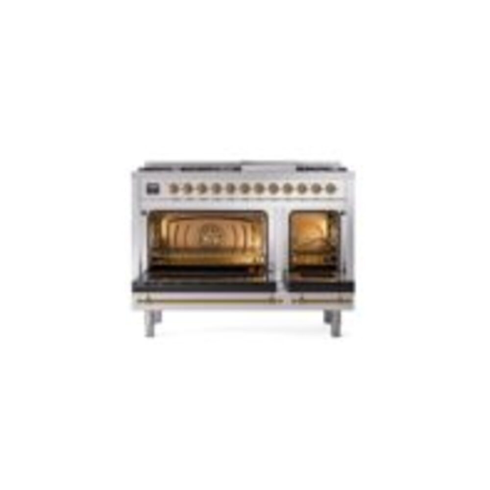 ILVE_UP48FNMPSSG_Nostalgie_II_48"_Dual_Fuel_Range_oven_door_opened