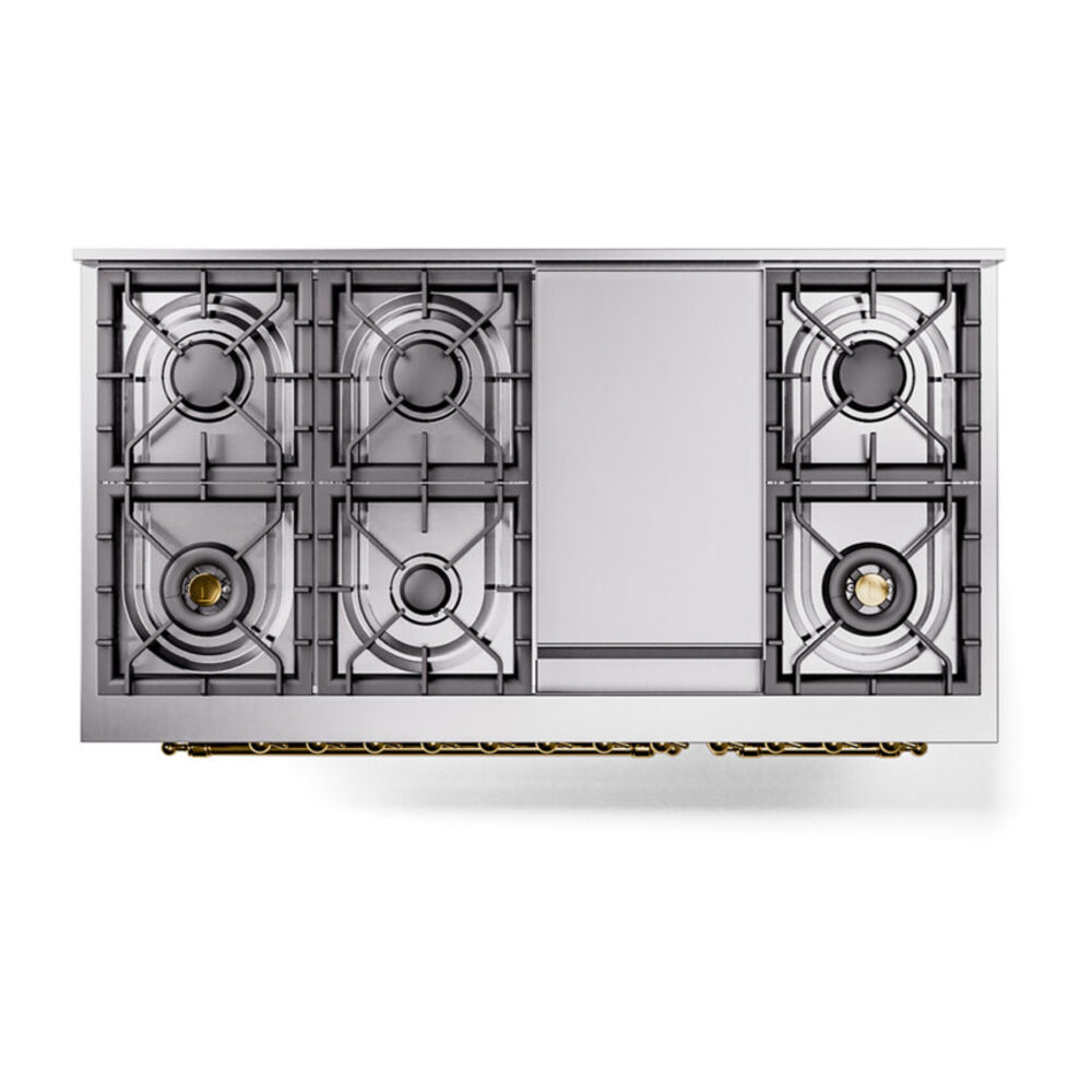 ILVE_UP48FNMPSSG_Nostalgie_II_48"_Dual_Fuel_Range_top_view