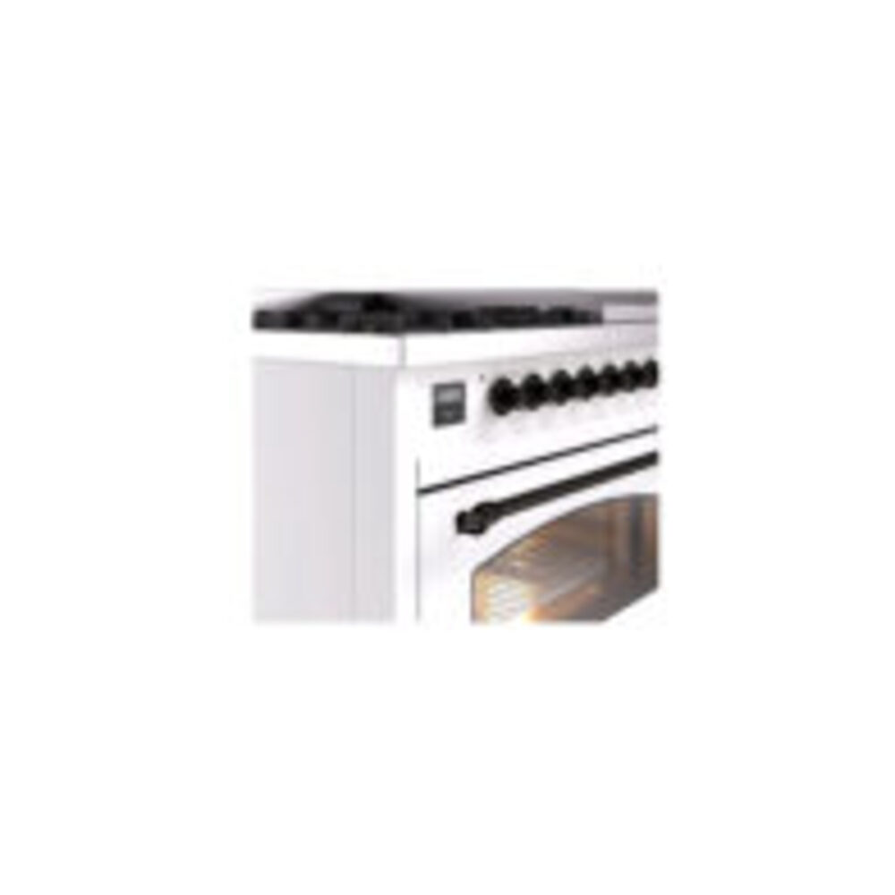 ILVE UP48F Nostalgie II 48 inch Dual Fuel Range with 5.02 cu. ft. Total Double Oven Capacity