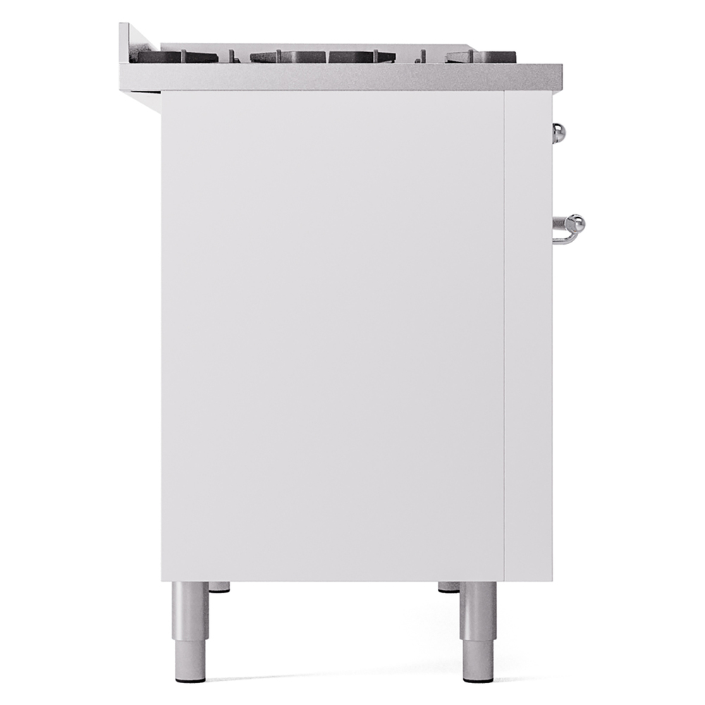 ILVE_UP48FNMPWHCLP_Nostalgie_II_48"_Dual_Fuel_Range_left_side