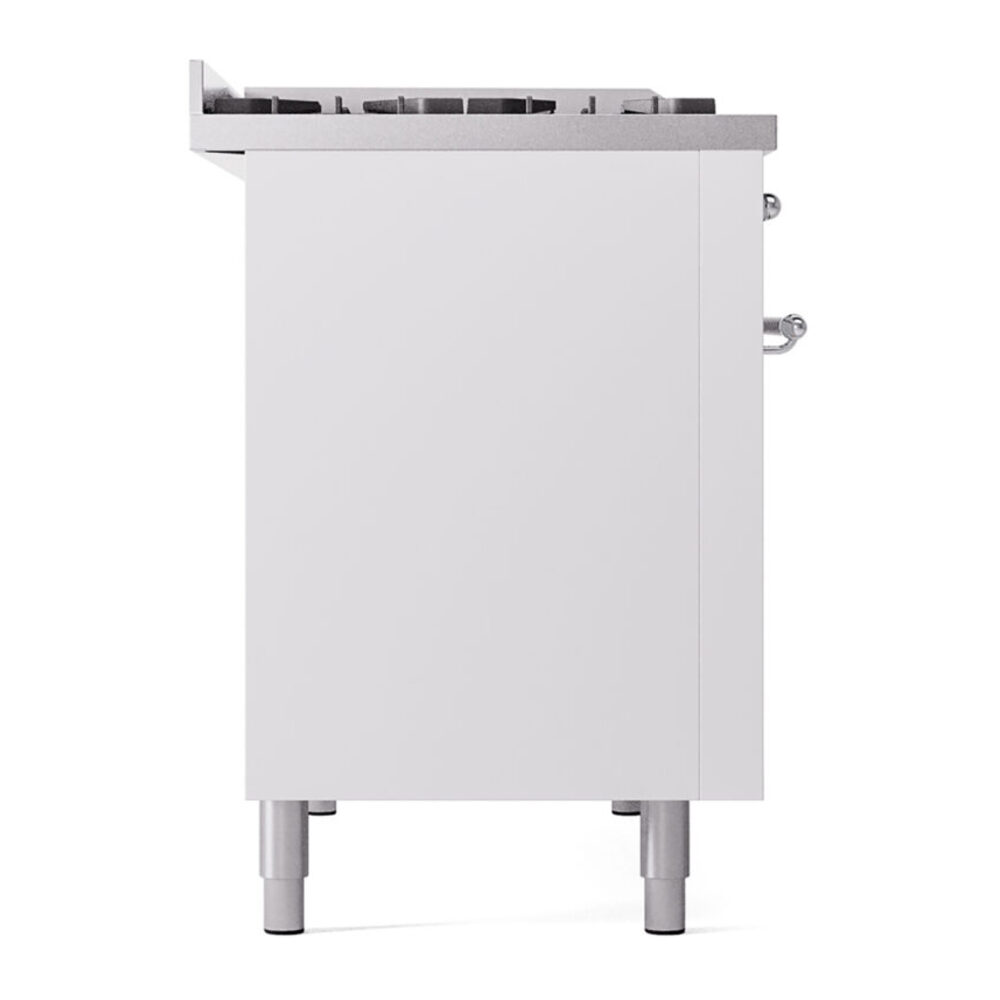 ILVE_UP48FNMPWHCLP_Nostalgie_II_48"_Dual_Fuel_Range_left_side