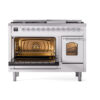 ILVE_UP48FNMPWHC_Nostalgie_II_48"_Dual_Fuel_Range_main_oven_door_opened