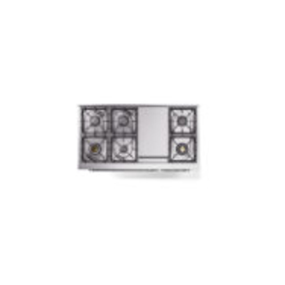 ILVE_UP48FNMPWHC_Nostalgie_II_48"_Dual_Fuel_Range_top_view