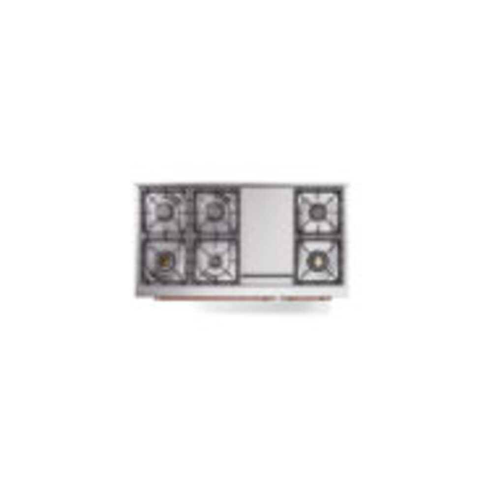 ILVE_UP48FQNMPAWPLP_Nostalgie_II_48"_Dual_Fuel_Range_top_view