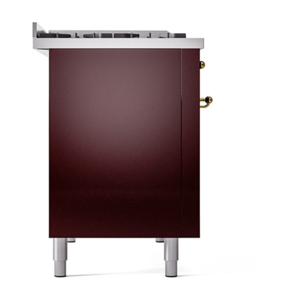 ILVE_UP48FQNMPBUGLP_Nostalgie_II_48"_Dual_Fuel_Range_left_side