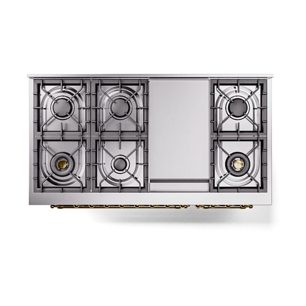 ILVE_UP48FQNMPEGGLP_Nostalgie_II_48"_Dual_Fuel_Range_top_view