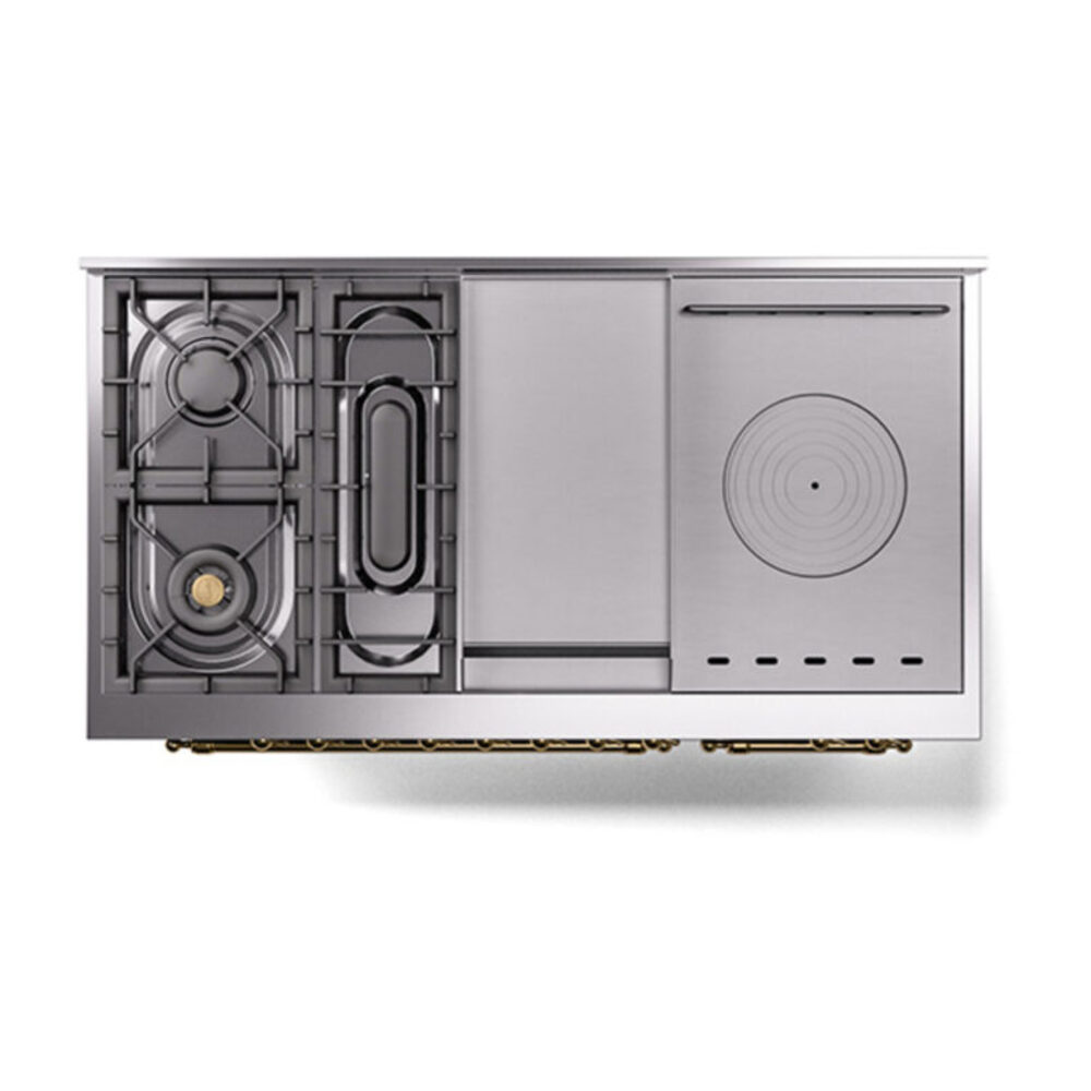 ILVE_UP48FSNMPBKGLP_Nostalgie_II_48"_Dual_Fuel_Range_top_view