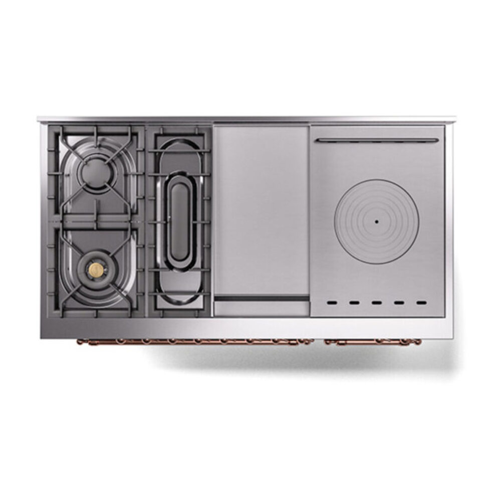 ILVE_UP48FSNMPMGPLP_Nostalgie_II_48"_Dual_Fuel_Range_top_view
