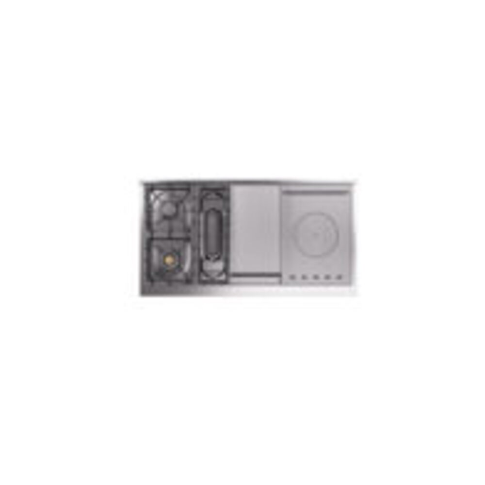 ILVE UP48F Nostalgie II 48 inch Dual Fuel Range with 5.02 cu. ft. Total Double Oven Capacity