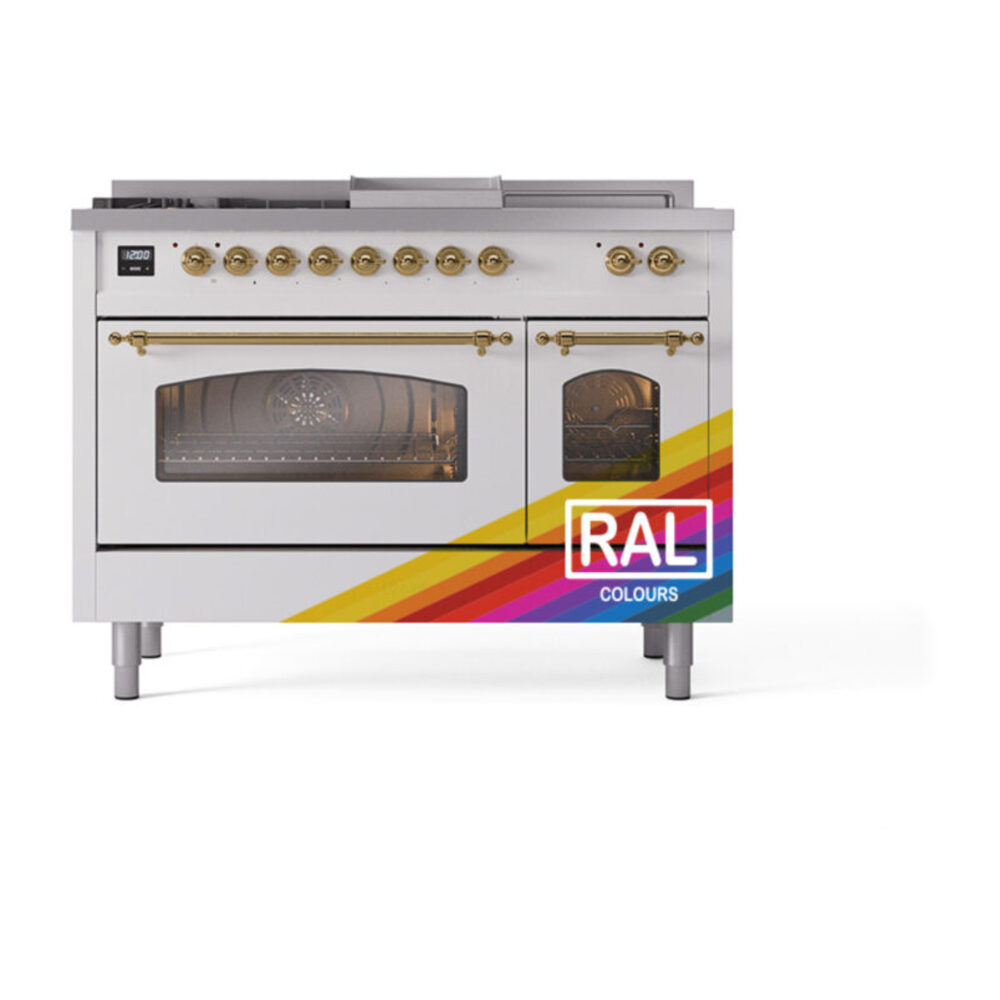 ILVE_UP48FSNMPRAG_Nostalgie_II_48"_Dual_Fuel_Range_front_view