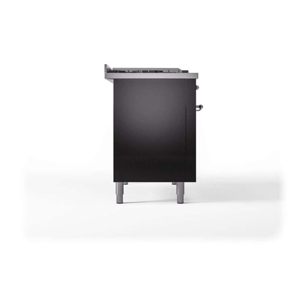 ILVE_UP48FSQNMPBKCLP_Nostalgie_II_48"_Dual_Fuel_Range_left_side