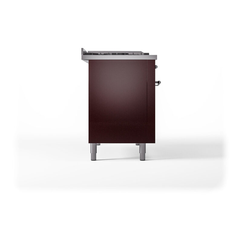 ILVE_UP48FSQNMPBUCLP_Nostalgie_II_48"_Dual_Fuel_Range_left_side