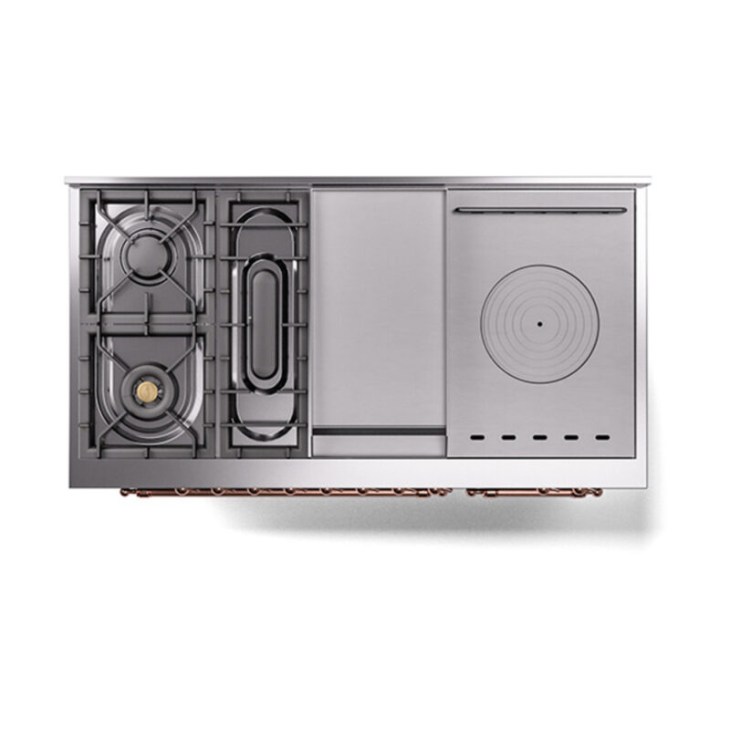 ILVE_UP48FSQNMPMBP_Nostalgie_II_48"_Dual_Fuel_Range_top_view